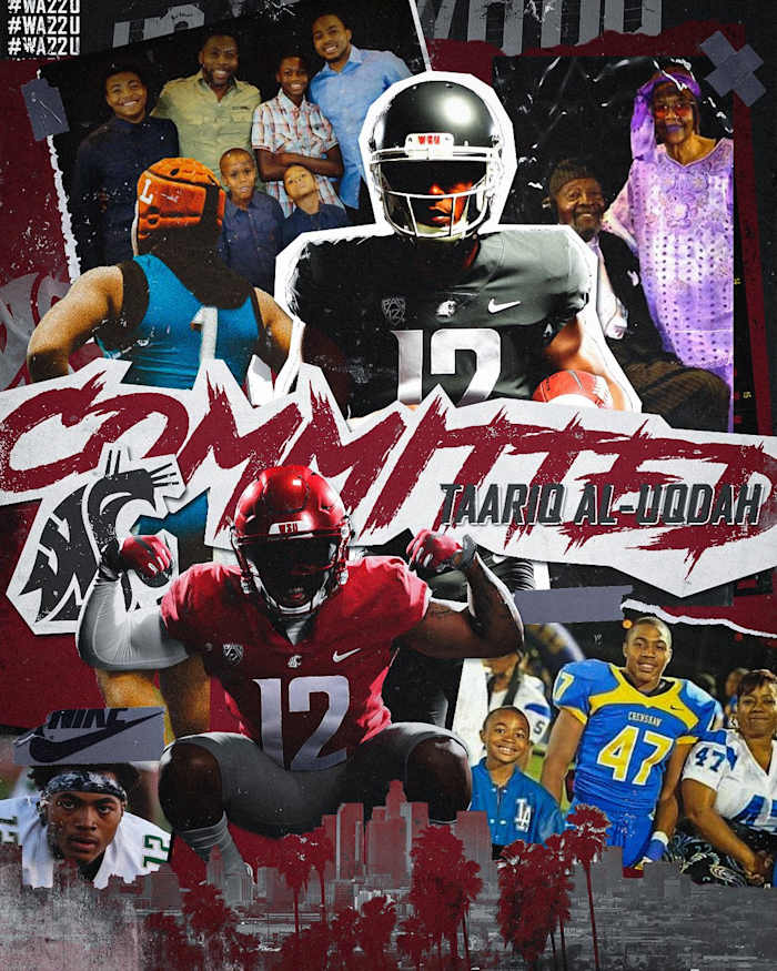 LB Taariq Al-Updah is the headliner of the WSU 2022 class.